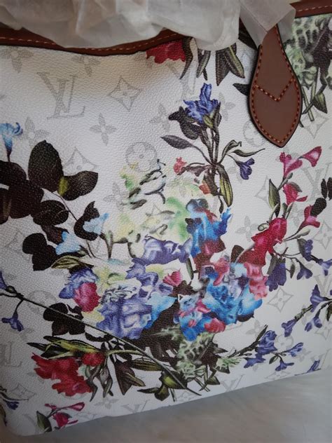 louis vuitton floral tote.